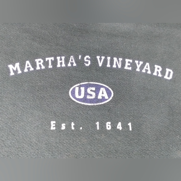 VINTAGE 90s Martha's Vineyard Adult Large Sweatshirt Santee HVYWT Crewneck USA - Picture 3 of 9